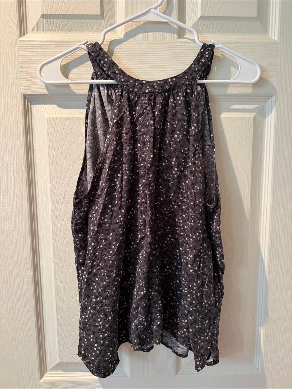 tentree Black Floral Halter Camisole
